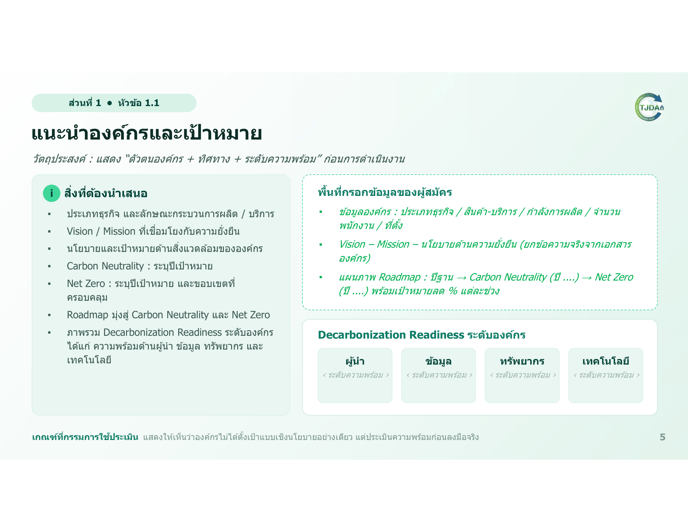 เอกสารภาพรวมTJDA 2027
